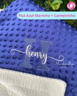 Manta Baby Dupla Poá + Carneirinho