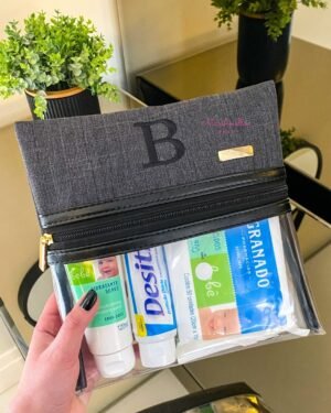 Kit Trio Organizadores de Looks Mini – Linho Preto