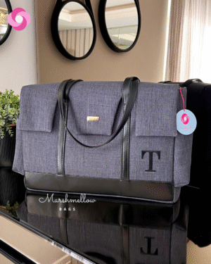 Bolsa Milano – Linho Preto