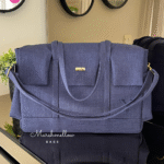 Bolsa Milano - Linho Azul Marinho