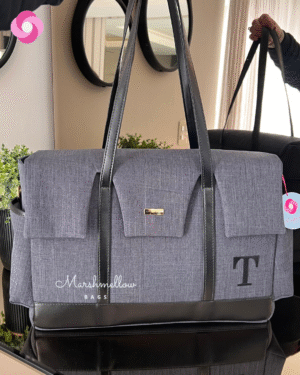 Bolsa Milano – Linho Preto