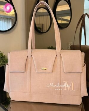 Bolsa Milano – Linho Rosê