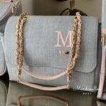 Bolsa Vegas –Cinza com Rosê