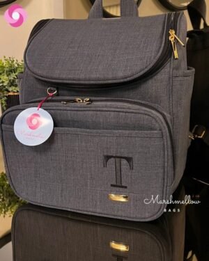 Mochila 2 em 1 – Linho Preto