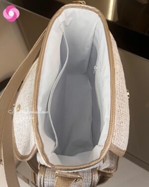 Bolsa Chanel Mini – Linho Preto